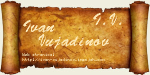 Ivan Vujadinov vizit kartica